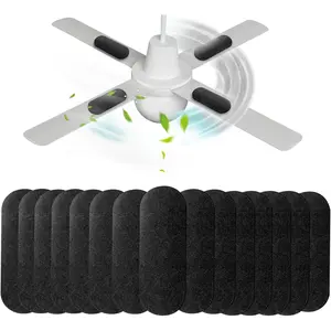 15 Pack Ceiling Fan Filters for , Air Filters with Activated Charcoal, Universal Ceiling Fan Air Purifiers for Common Household Contaminants
