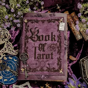 Book of tarot leather  journal sketchbook