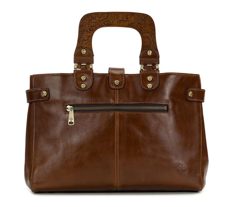 Patricia Nash Sancia Woven Satchel - Vintage Distressed