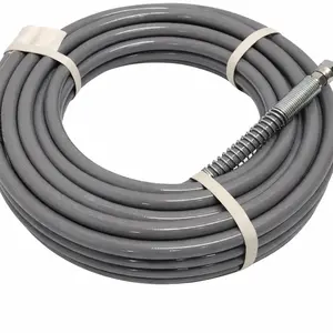 Airless Sprayer Hose 1/4" x 50 feet  - 3600 PSI Max Pressure, Durable & Universal Fit Whip Hose