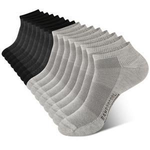 BAMBOO COOL Menswear Men's Bamboo-Based Ankle Socks, 8-Pack Black Blank Fabric Active Socks, Cushioned, Moisture-Wicking, Arch-Supportive, Breathable for Outdoor Activities All Seasons summerwins
