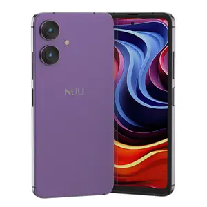 NUU N20 Android 15 phone with 6.6” HD+ 90Hz display, 6GB RAM, 128GB storage, dual rear cameras, 5000mAh battery & accessories.