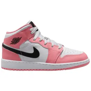 Nike Air Jordan 1 Mid Pink Gaze Youth Fashion Shoes New