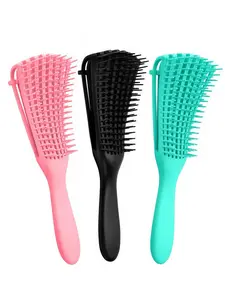 LMMAKE 1Pc Hair Comb Detangling Brush Scalp Massage Hair Brush Detangler Brush For Curly Hair Thick Hair Octopus Hairbrush Women Men Salon, Hair Brush,Comb, Hair Tools, Hair Products And Accessories For Barber Salon Beauty Travel Essentials