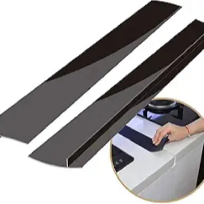 Kitchen Gas Stove Silicone Gap Sealing Strip, High Temperature Resistant, Oil Proof, Dustproof Cookware Gasket Pad, T Shape Sealant, Kitchen Counter Accessory