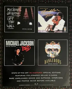 [SALE UP TO 45%] MICHAEL JACKSON HIStory original 24x30 record store promo poster  - Gift For Him, Gift For Fan, Gift For All, Decor Gift