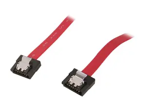 Nippon Labs Ultra Thin Premium SATA II Cable 1M (3.28 ft.) Mini SATA Cable with Locking Latch SATA 2 for SATA I and SATA II Hard Drive 3.28ft Model SATA-1-MINI 3.28 feet