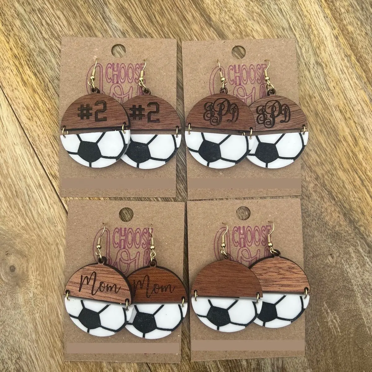 Soccer Earrings