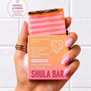 Shula Bar Natural Feminine Care Soap for pH Balance, Odor Control & Hydration | Organic Herbal Ingredients | Gentle Yet Effective for Daily Intimate Hygiene | Handmade & Vega