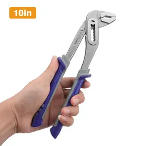 10 Inch Water Pump Pliers - Adjustable  Pipe Wrench for Home Repair,V-Jaw Locks Pliers,Multi-Function Adjusting Faucet Tool,for  Gripping, Nuts, Pipes