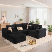 Black Plush Corduroy