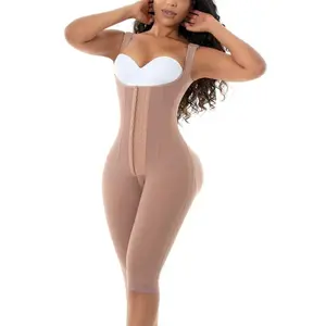 Fajas Colombianas Melibelt Hourglass Girdle | Postpartum Abdominal Bodysuit with Long Shaping Rods | Convenient for Lactation
