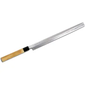 TSUKIJI MASAMOTO WHITE STEEL 1 TAKOHIKI 300MM (11.8") KASUMI Knife