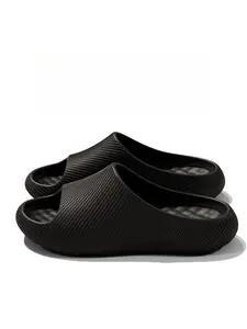 2026 new unisex slippers one-word trend couple home bathroom non-slip cool slippers couple slippers