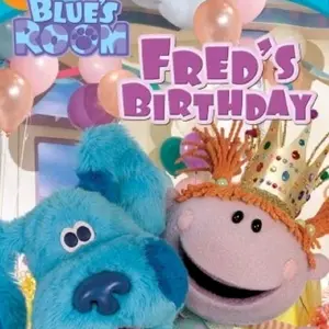 Nick JR. Blue's Clues Blue's Room Fred's Birthday DVD 2006 Features VERY GOOD Quality Children's Show