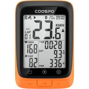 GPS, Cycling  GPS   with /ANT+,  Bicycle  GPS Speedometer with Auto Backlight, 2.4 inch LCD Display
