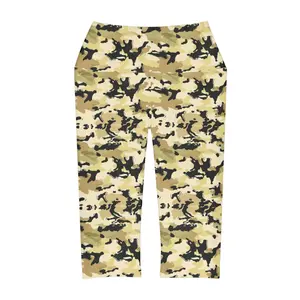 Dessert Camo Yoga Capri Leggings