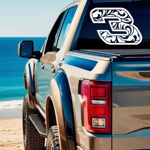 Dale Earnhardt Number 3 Decal for Car Yeti Cup Cooler or Any Hard Surface Awesome Design Perfect for Vehicle Personalization