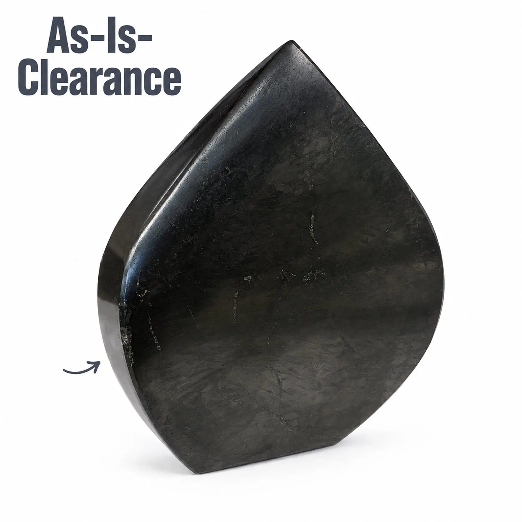 Shungite Flame Freeform Crystal - As-Is-Clearance Shungite Flame Freeform Crystal - As-Is-Clearance