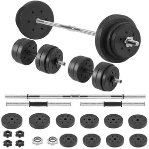 2-in-1 Multifunctional Dumbbell & Barbell Set (66LBS) | Home Workout Must-Have