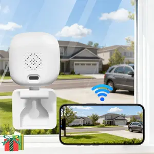 2.4G WiFi Smart Window Camera, Indoor Camera, IR Night Vision, Motion Detection, 24/7 Recording, 2-Way Talk, Home Security Camera, Easy Installation