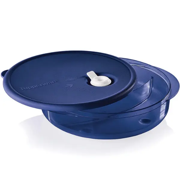 Tupperware N Serve Vent Airtight Food Storage Container - Round 1-Cup/240 ml 1 Divided Dish, Single Set for Kitchen Utensils