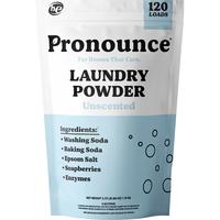 Pronounce Unscented Laundry Powder 120 Loads