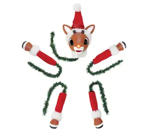 Possible Dreams Rudolph In A Cinch Tree Topper8in H