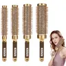 Hair Brush For Blow Drying, Blow Drying & Styling Roller Brush for Blow Drying, for Women, Volume & Shine, Brown, Hair Brush for Thick Hair