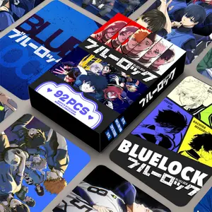 Anime Blue Lck Collection Creative Stickers & Dual-Sided Photo Cards, Perfect Christmas New Year Gift, Decorative Journal Room Wall, Sticker Packs