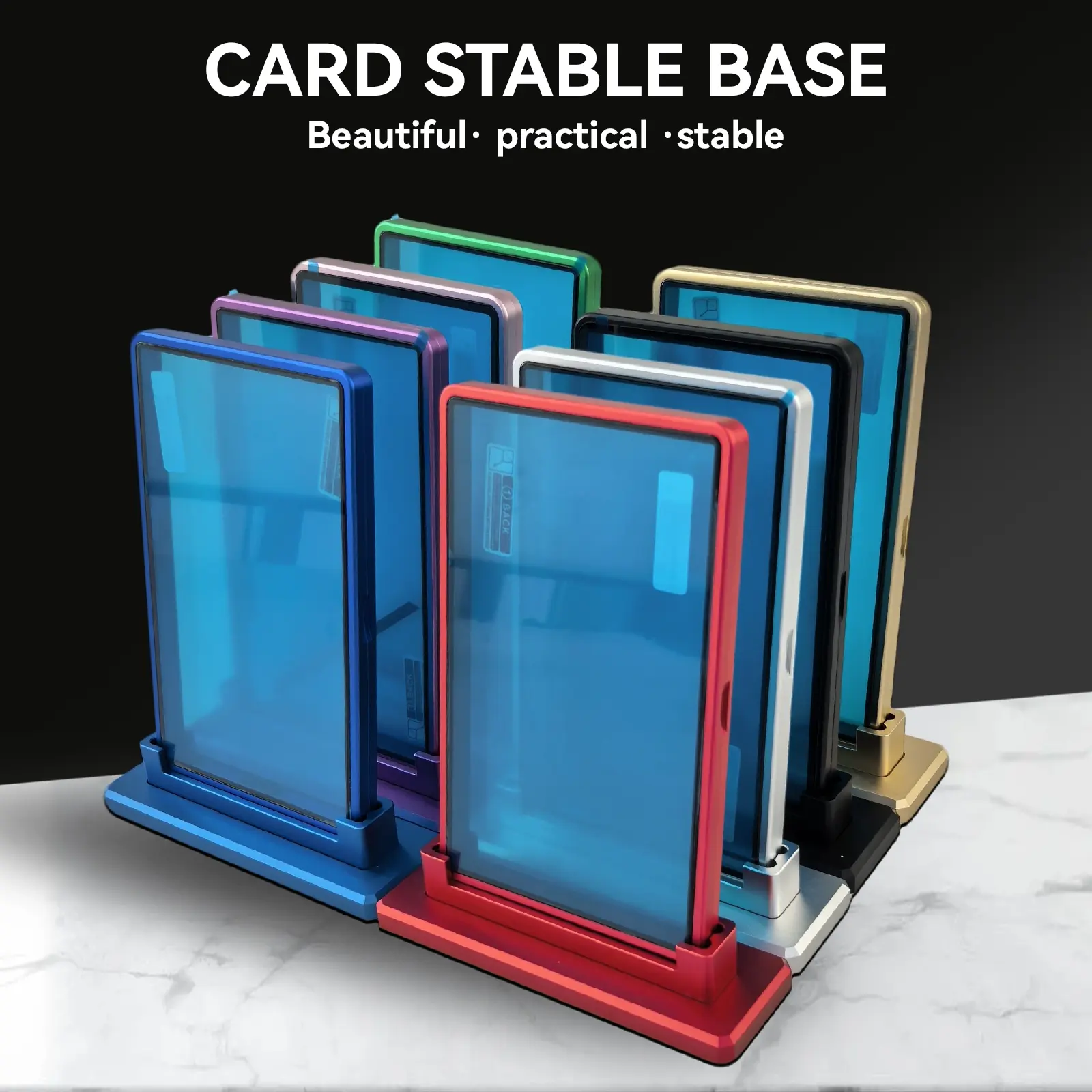 Metal Magnetic Bracket Display Stand For PSA, CGC Graded Card Protector Case,  Trading Card Toploaders, 35pt