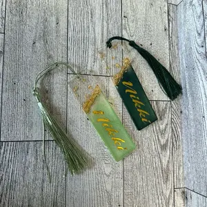 Personalized Name Epoxy(Resin) Bookmark