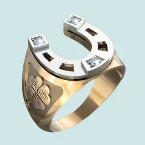 Men’s Horseshoe Ring – Stylish Everyday Fashion Accessory