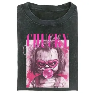CHUCKY T-SHIRT, Funny Halloween Shirt, Unisex T-Shirt, Y2K 90s Graphic Shirt, gift for her, him, Womenswear Top, Halloween Shirt