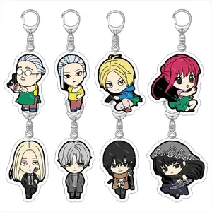 Anime Sakamoto Days Pendant Acrylic Keychain - Collectible Design with Keyring Attachment