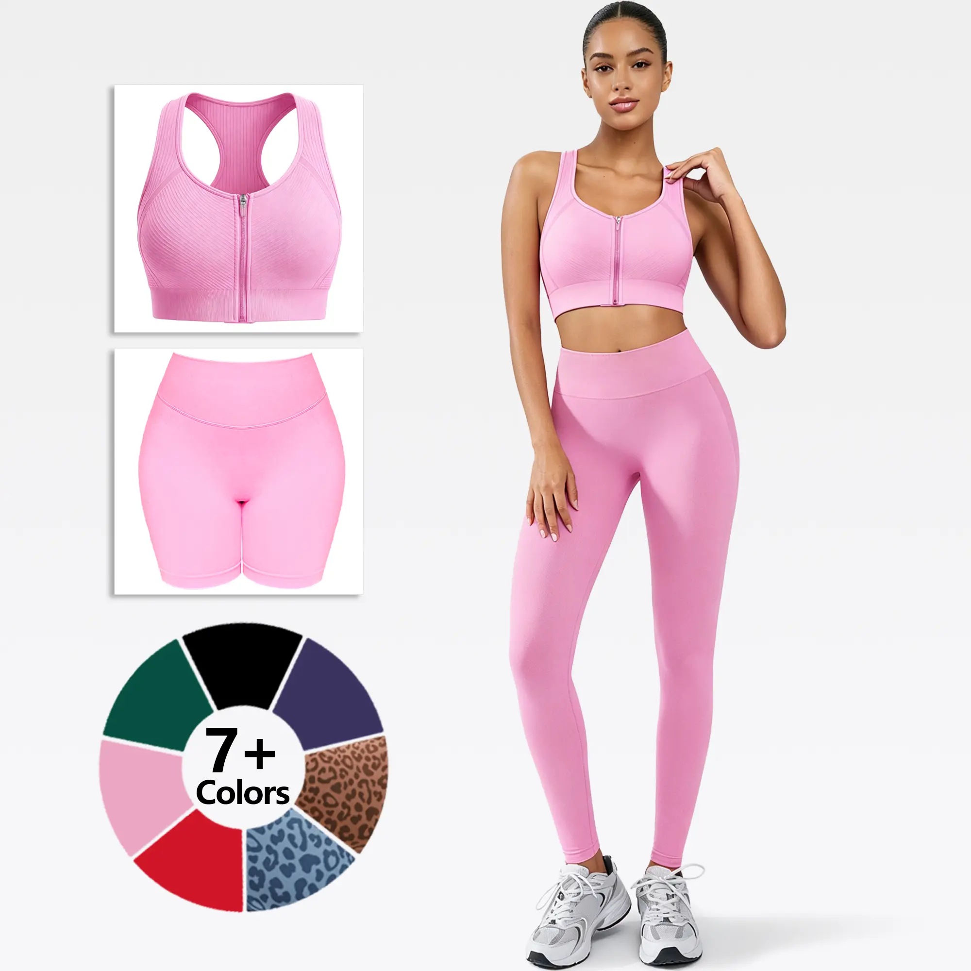 XSL26029 Women's High-Waisted Seamless Gym Tights - Womens Fitness Body Sculpt Fitted Leggings with Compression, Tummy Control, Butt Lifting, Quick Dry, Stretchy, Soft, Breathable, Moisture Wicking for Gym, Casual Fall Outfits