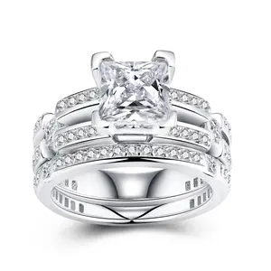 【#M243】 (Robin) 925 Sterling Silver Synthetic Moissanite rings