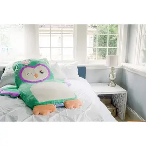 | Luxury Loungers| Owl or Bed Cushion, Teal, One Size