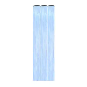 Sweet Summer Dreams Blue Glow In The Dark Hair Extension Clips 3 PK