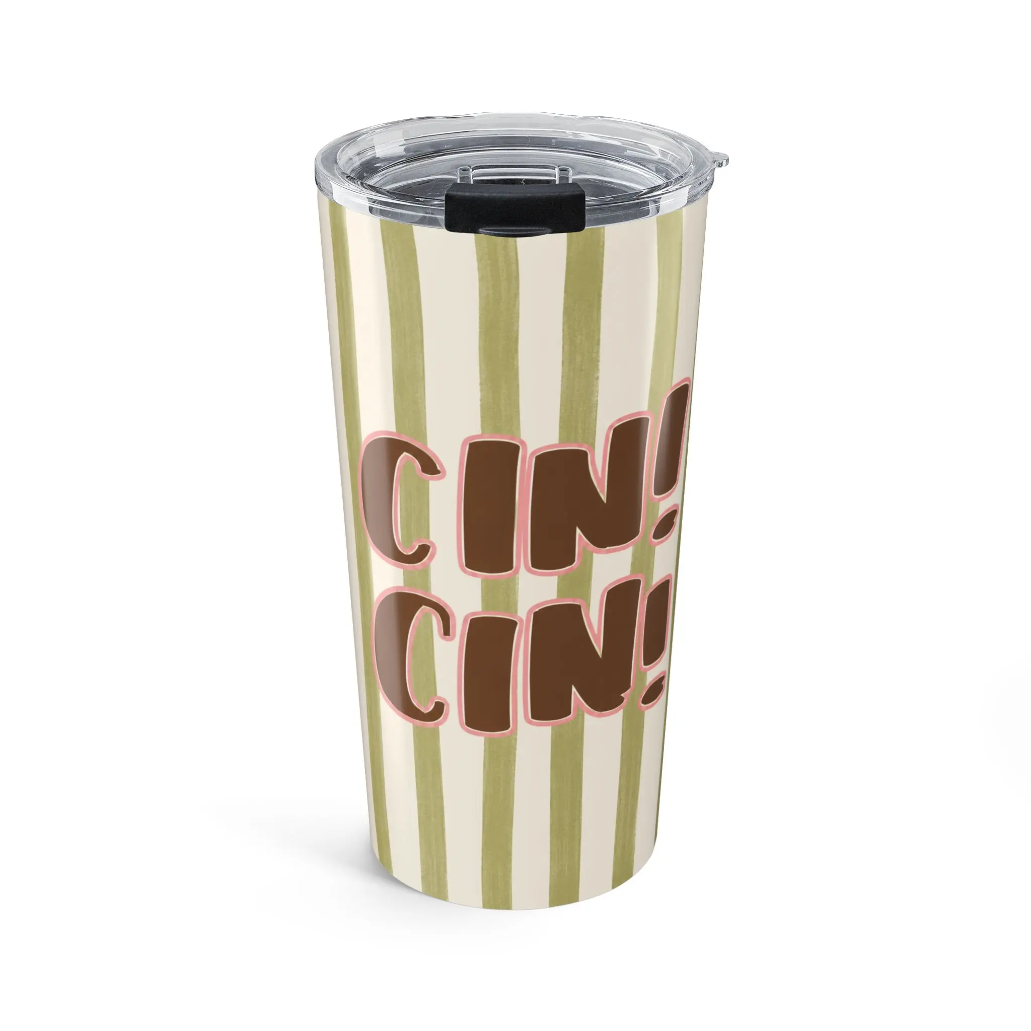 Cin! Cin! Cafe Club Tumbler | 20oz Insulated Travel Cup