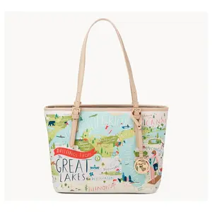 Spartina 449 "Greetings From" Small Tote Bag