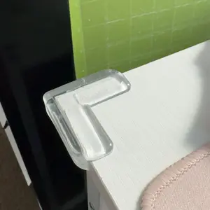 30pcs Transparent Corner Protectors, L-Shaped, T-Shaped, Round Corners, Furniture & Table Edge Protection, Durable Silicone, Minimalist Design, Aesthetic