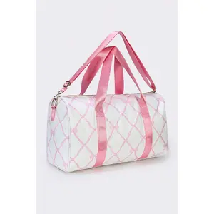 Bow Printed Duffel Bag