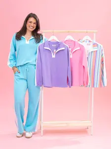 Luxe Scuba Contrast Pullover by DD Design | S-3XL