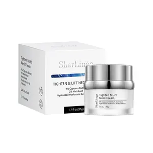 Sharlinge's newly launched Anti-Wrinkle Firming Neck Cream can diminish wrinkles caused by aging and revitalize crepey skin on the neck.   Neck Cream, Viral Neck Cream, Wrinkled Skin, Miracle Cream, Anti-Wrinkle Neck Care, Firming Neck Cream, Body Care