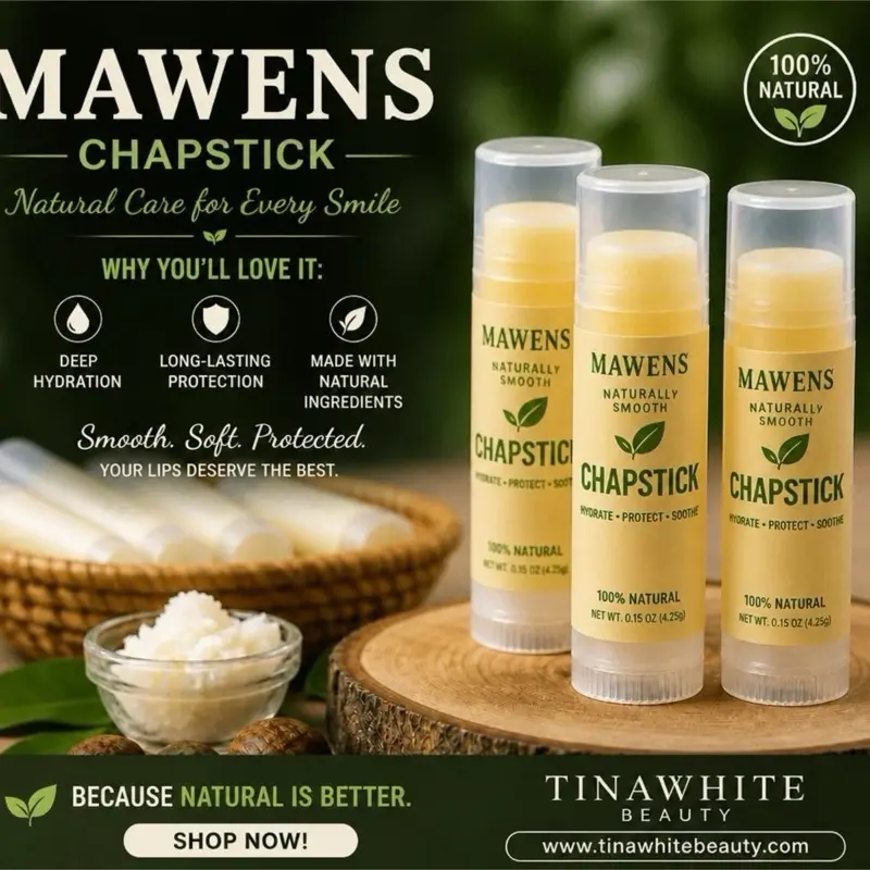 Mawens Chapstick, Lip Balm with Pomegranate, 1-Pack Skincare Product for Lip