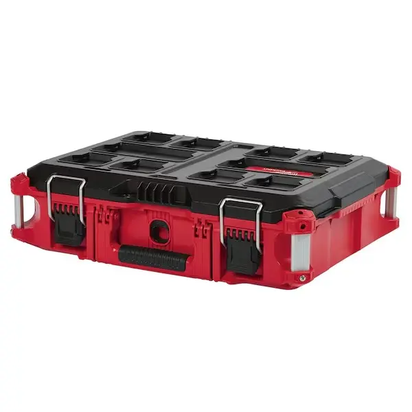 PACKOUT Tool Box with Organizer Bins (Part No. 48-22-8424) – 22.1 in Length, 16.1 in Height, 6.6 in Width