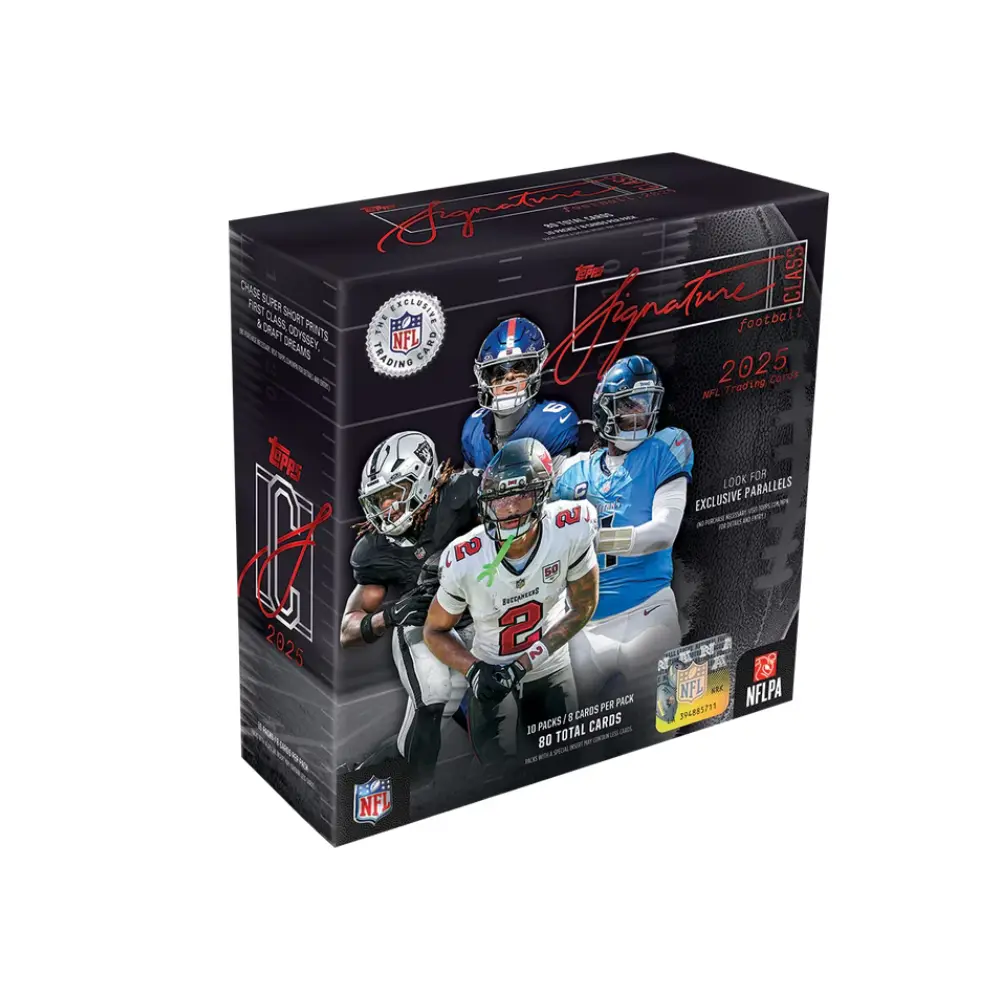 2025 Topps Signature Class Mega Box or Pack for personal Rip and Ship (10 Packs Per Box, 8 Cards Per Pack)