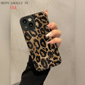 Suitable for Apple Mobile Phone Case Pupil Shadow Leopard Print Wireless Screen Protector