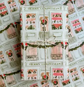 Wrapping Paper Christmas Patisserie {Gift Wrap, Birthday, Holiday, Christmas}
